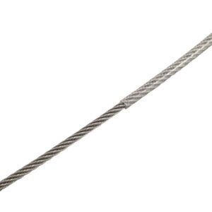 Câble inox A4 / Aisi 316 Souple 7 X 7 Gainé Transparent