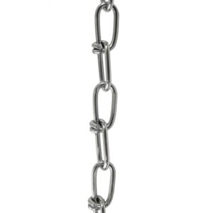 Chaîne inox A4 maillon noué similaire à la Din 5686