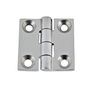 Charnière inox A2 carrée 40 X 40 X 0,8 mm