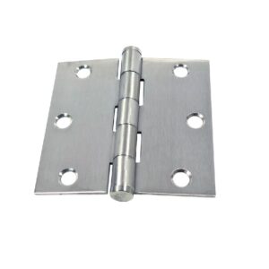 Charnière inox A2 carrée 50 X 50 X 0,8 mm
