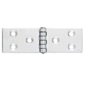 Charnière inox A2 rectangulaire 90 X 30 X 1,5 mm