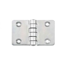 Charnière inox A2 rectangulaire 90 X 60 X 2 mm