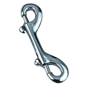 Mousqueton à double targette inox A4 / AISI 316
