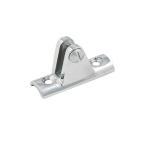 platine de capote en inox A4 fixation sur tube Ø 22 mm