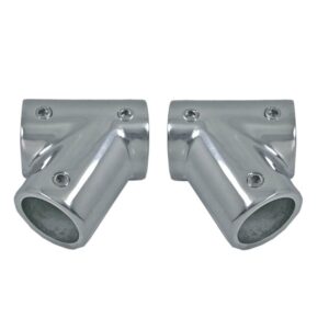 Raccord pour tube forme " T " en inox A4 angle 60°