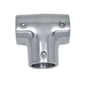 Raccord pour tube forme " T " en inox A4 angle 90°