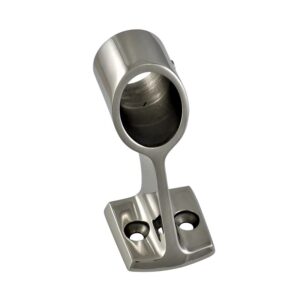 Support pour main courante inox traversante angle de 60°