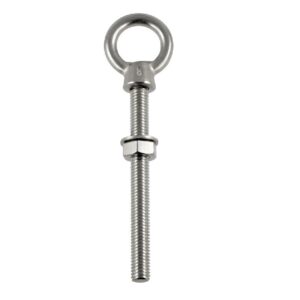 Vis à anneau inox A4 avec filetage métrique