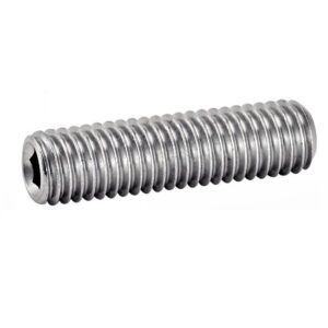 Vis inox sans tête hexagonale creuse avec bout plat ISO 4026
