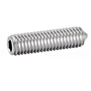 Vis inox sans tête hexagonale creuse avec bout conique ISO 4027