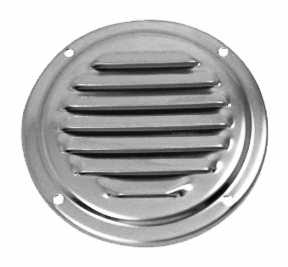 Grille d'aération ronde diamètre 100 mm inox A4 (AISI 316)