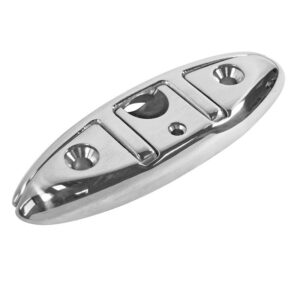 Taquet pliable à visser en inox A4 (AISI 316) finition poli miroir