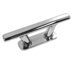 Taquet rond taraudé sur platine en inox A4 (AISI 316)