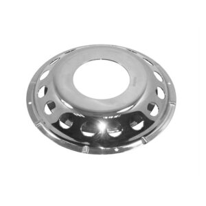 Aérateur de pont inox A2 (AISI 304) D Int 90 mm - Ext 225 mm- H = 30 mm