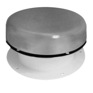 Aérateur champignon inox A2-AISI 304 avec fermeture D int 75 mm - Ext 115 - H =