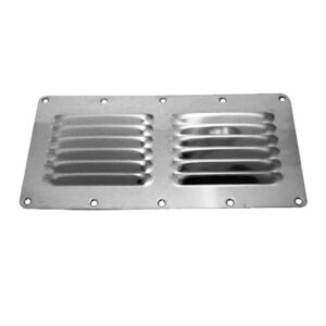 Grille d'aération rectangulaire 230 x 115 mm inox A4 (AISI 316)