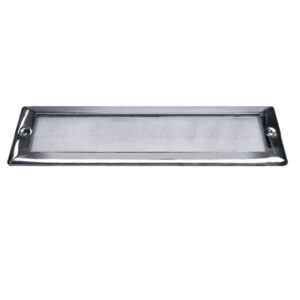 Grille d'aération rectangulaire 212 x 57 mm inox A2 (AISI 304)