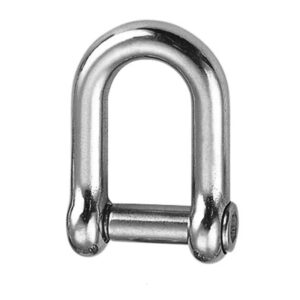 Manille D à vis hexagonale creuse 6 pans inox A4 / Aisi 316