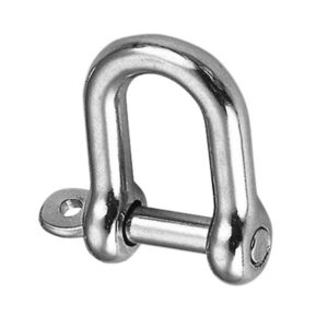 Manille droite - axe imperdable inox A4 (AISI 316)