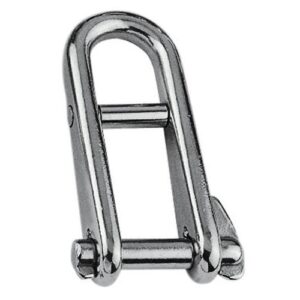 Manille rapide avec barrete inox A4 (AISI 316)