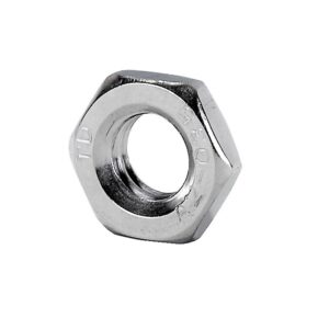 Ecrou bas inox hexagonal filetage à gauche métrique Din 439
