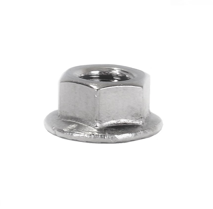 Ecrou inox avec embase striée