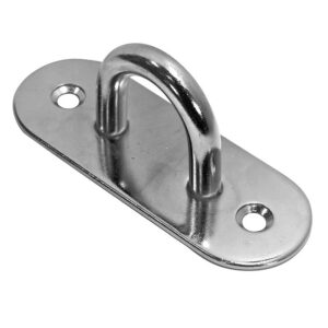 Pontet sur platine oblongue inox A2 (AISI 304)