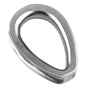 Cosse coeur fermée inox A4 (AISI 316)