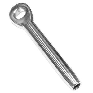 Embout à œil à sertir sur câble en inox A4