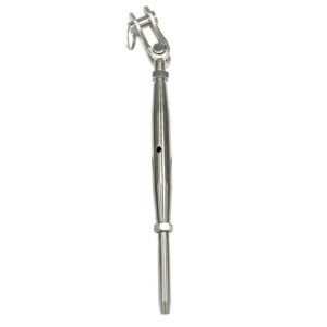 Ridoir inox a4 chape articulée soudée et terminaison à sertir