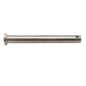 Goupille axe avec butée et percage pour chape de ridoir en inox A4