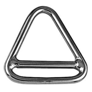 Triangle à barrette en inox A4 qualité marine pour sangle