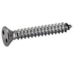 Vis à tôle Tête Fraisée empreinte inviolable snake-eyes en inox A2
