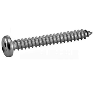 Vis à tole tête cylindrique empreinte snake eyes en inox A2