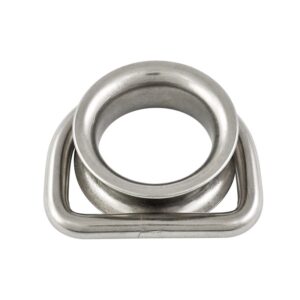Anneau "D" pour Angle de voile d'ombrage en inox 316