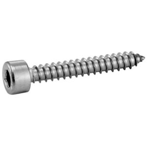 Vis à tôle tête cylindrique hexagonale creuse en inox
