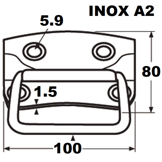 Poignée Amovible Pour Ustensiles Inox – Noir Et Argent – Bakélite – Réglable épaisseur 0,5 à 4 Mm – Capacité Max 10 Kg