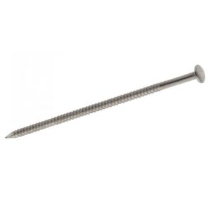 Pointe inox A4 tête bombée annelée