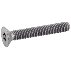 Vis inox inviolable tête fraisée filetage métrique empreinte torx + téton